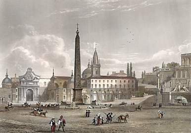 Place Du Peuple, Rome