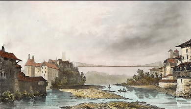 Pont Suspendu à Fribourg 