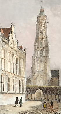 Église à Delft et Maison Espagnole 