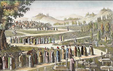 Begräbniss-Platz Zu Constantinopel 