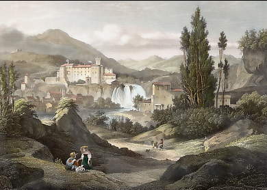 The Liris Fall Near Isola Di Sora 