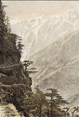 Haute Vallée Du Satledj, Route Du Tibet Prés De Rogi
