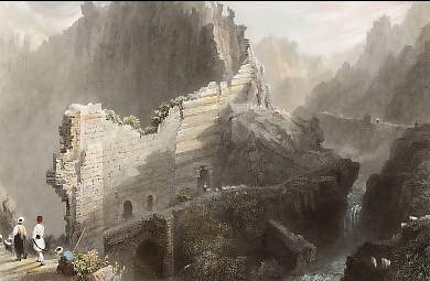 Part of the Walls of Antioch, Over a Ravine