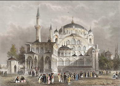Sultan Selims Moschee in Constantinopel
