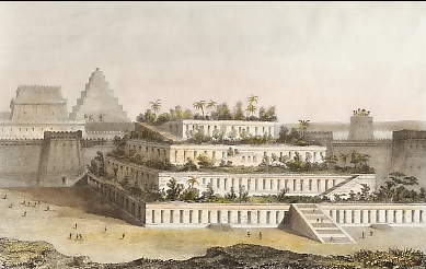 Restitution Des Jardins De Babylone 