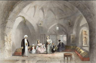 Interior of the House of a Christian Family in Jerusalem