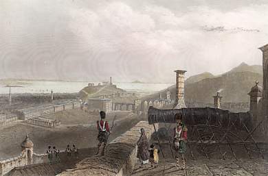 Edinburgh from the Castle Remparts