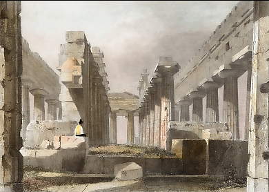 Der Neptun Temple in Paestum