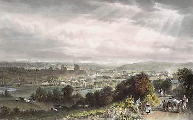 Egremont, from the Ravenglass Road, Cumberland 