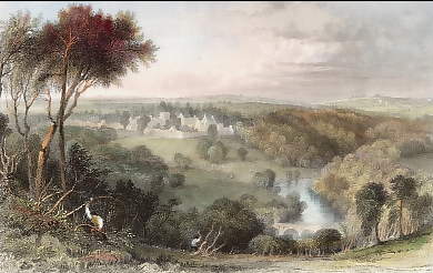 Hulne Abbey, Alnwick Park, Northumberland 