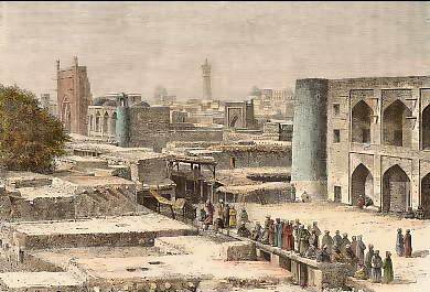 Khiva, Vue Prise De L´Intérieur De La Ville