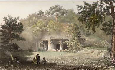 Entrance to the Cave of Elephanta