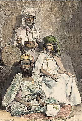 Types et costumes: Arabe Mendiant, Négresse De Biskra et Femme D´El Kantara
