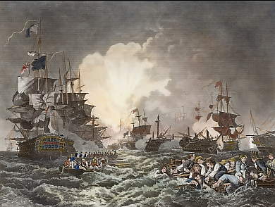 The Battle of the Nile, August 1. 1798