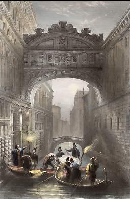 Le Pont Des Soupirs, Venise 