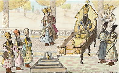 Roi De Perse D´après Une Peinture 