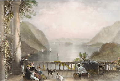 View from West Point, on the Hudson 