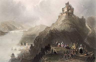 Braubach and the Castle of Marksburg, Rhine