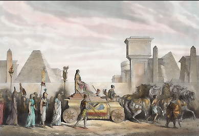 Triomphe D´un Initié Aux Mystères Égyptiens