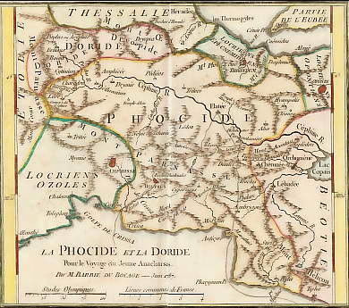 La Phocide et La Doride Pour Le Voyage Du Jeune Anacharsis, Juin 1787
