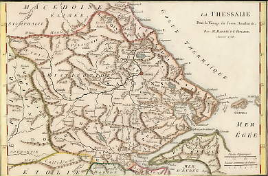 La Thessalie, Pour Le Voyage Du Jeune Anacharsis, Janvier 1788