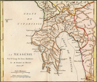 La Messénie, Pour Le Voyage Du Jeune Anacharsis, Janvier 1786