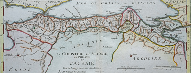 La Corinthie, La Sicyonie, La Phliasie et L´Achaie, Pour Le Voyage Du Jeune Anacharsis, Juin 1786