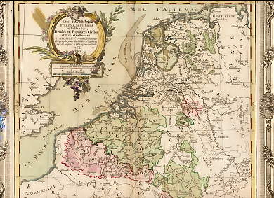 Les Pays-Bas Francois, Autrichiens et Hollandois Divisés En Provinces Civiles et Ecclésiastiques