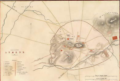 Plan of Ancient Athens 