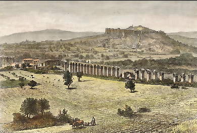 Éphèse, Ruines De L´Aqueduc et De La Citadelle