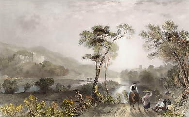 Prudhoe Castle, on the Tyne