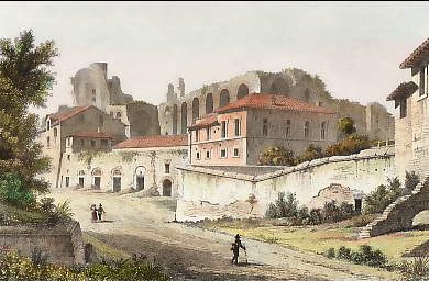 Restes Du Palais Des Césars, à Rome