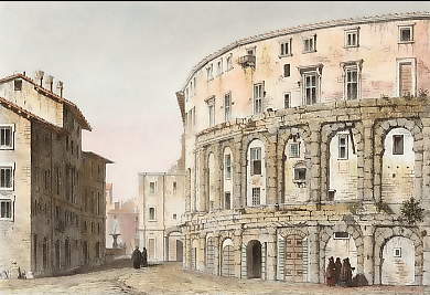 Théatre De Marcellus, à Rome