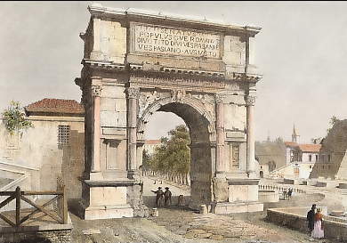 Arc De Triomphe De Titus, à Rome
