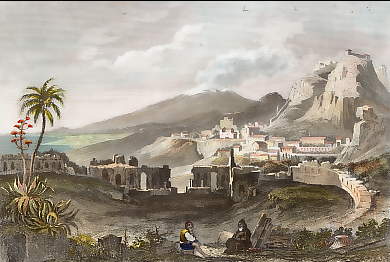 Théâtre et Ville De Taormine, Etna