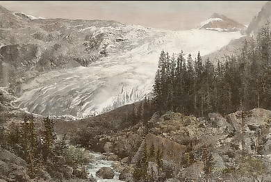 Le "Grand" Glacier, Vu Du Chemin De Fer, Entre Banff et Le Col D´Hector 