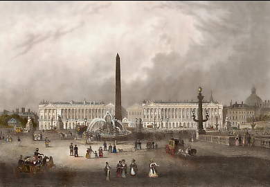 Der Obelisk Von Luxor Auf Dem Eintrachtsplatz in Paris