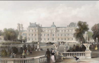 Garden-Front of the Luxembourg, Paris