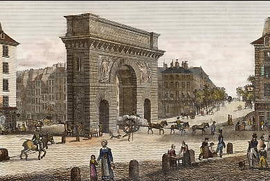 Vue De La Porte St. Martin