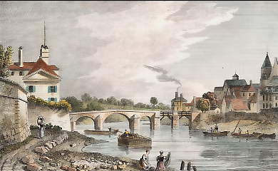 Vue De La Seine à Corbeil