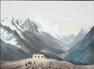 Le Mont Blanc et La Vallée De Chamouni, Vus Du Col De Balme