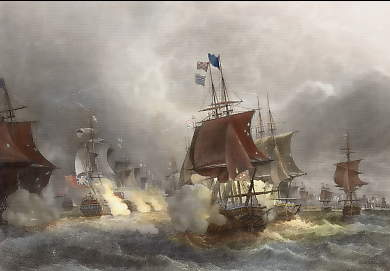 Combat Naval D´Ouessant, 27 Juillet 1778