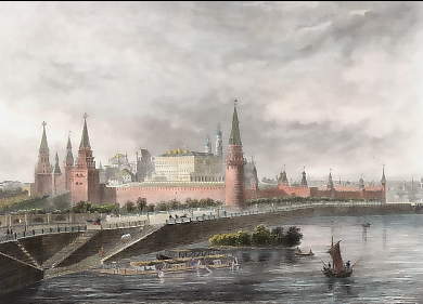 Moscou, Vue Du Kremlin