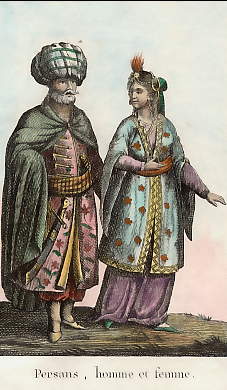 Persans, Homme et Femme