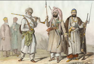 Pasteurs Doûranis, Afghan De Damân, Joussoufzis, Cultivateur Doûrani En Armes 