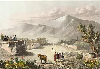 Vue Du Petit et Du Grand Ararat, Vue Prise Du Village Tartare , Sirbaghan