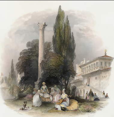 Gardens of the Seraglio, Constantinople