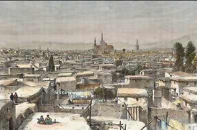 Damas, Vue Prise Du Quartier Chrétien