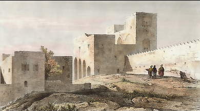 Vue Intérieure Des Fortifications De Bairout