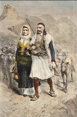 Berger D´Arcadie et Femme De Karytène